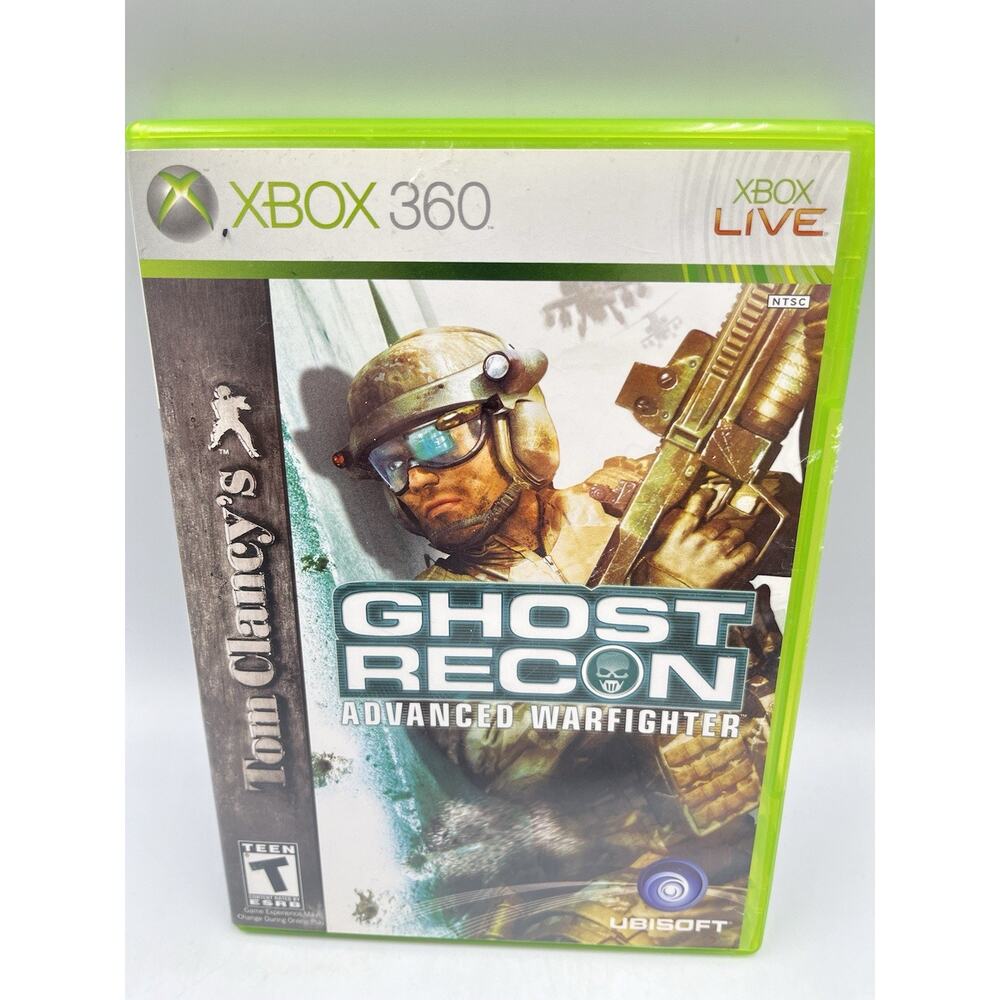 Tom Clancy's Ghost Recon: Advanced Warfighter Xbox 360 - CIB - Good Condition